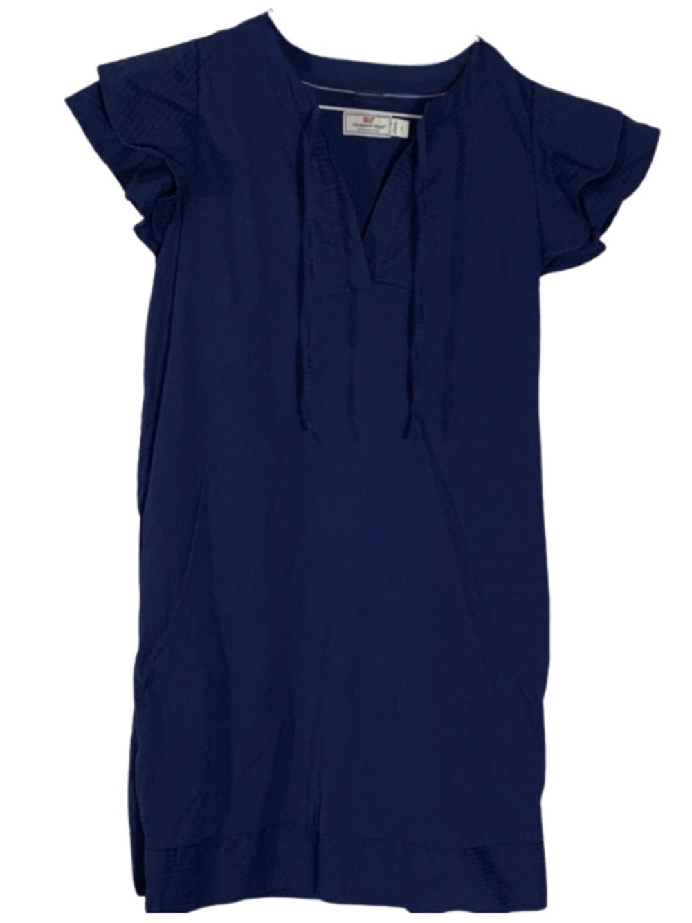 Vineyard Vines Navy Performance Flutter Tunic Dress Women S Preppy Coastal